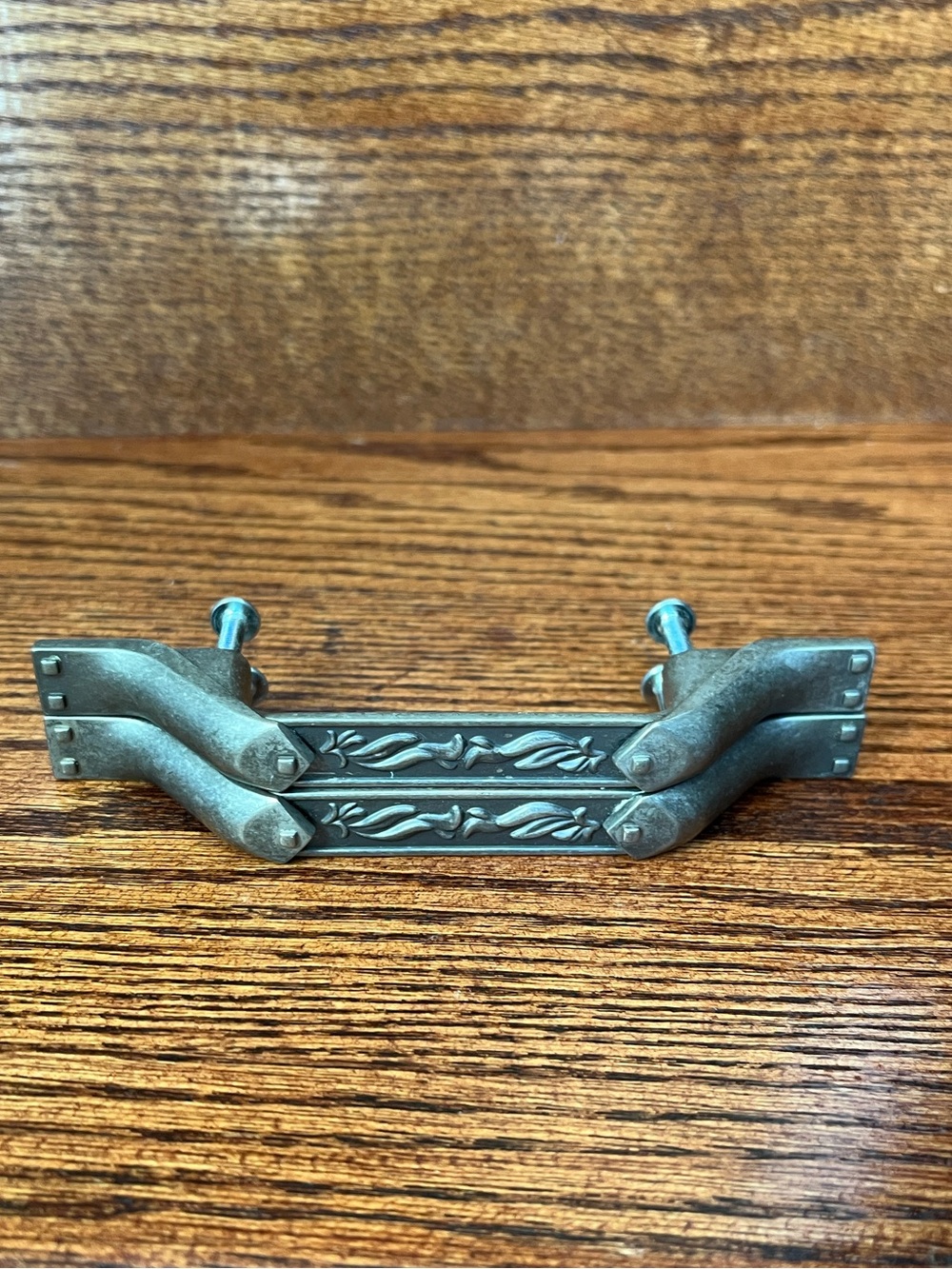 Set of Two Amerock Ambrosia 3 in Center-to-Center Weathered Nickel Cabinet Pulls